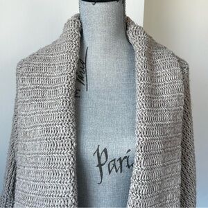 Marks & Spencer Stone Knit Open Front Cardigan UK 16 (US 12)